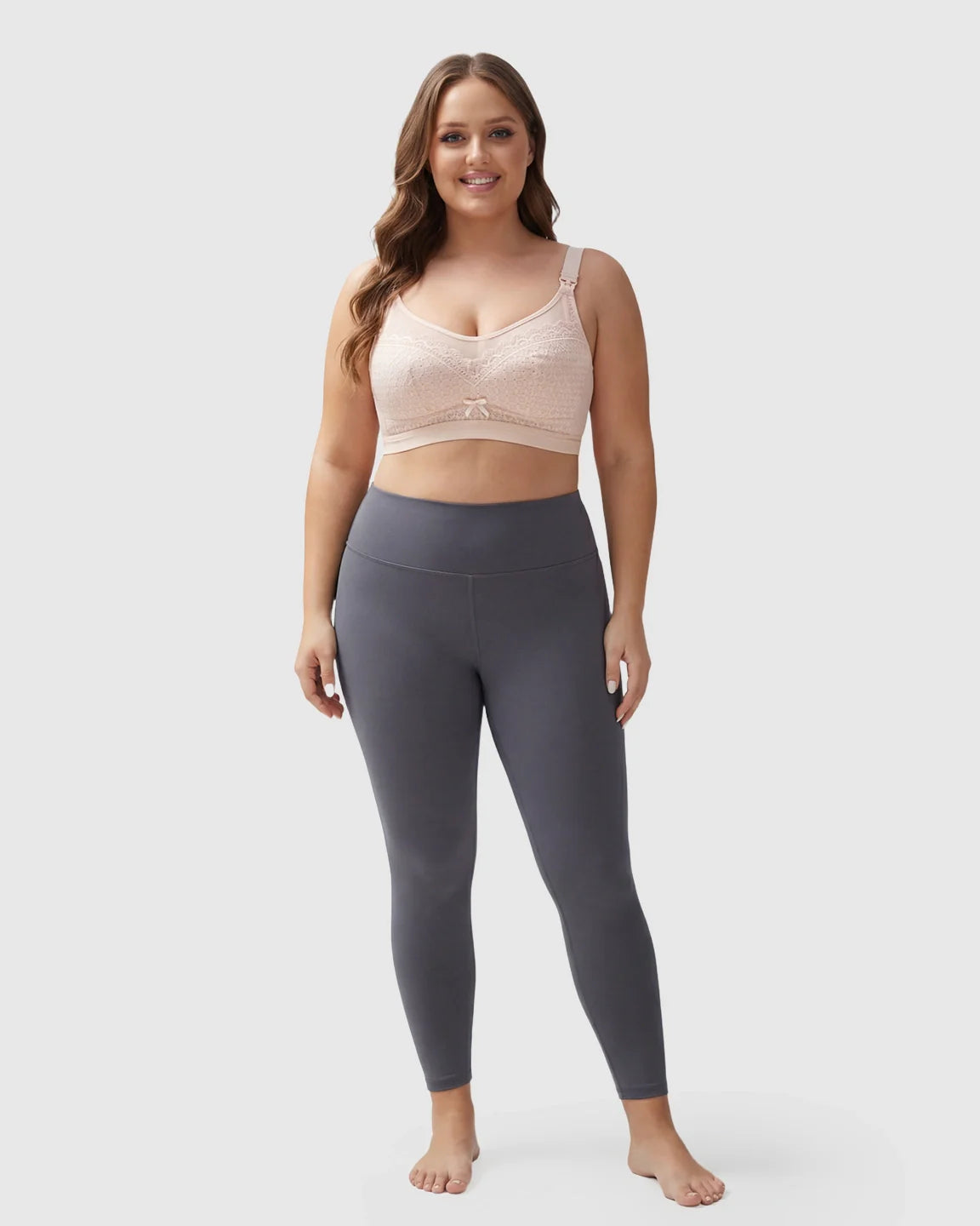 Bump Society – The Nursing Collection: Clip-Down Lace Nursing Bra