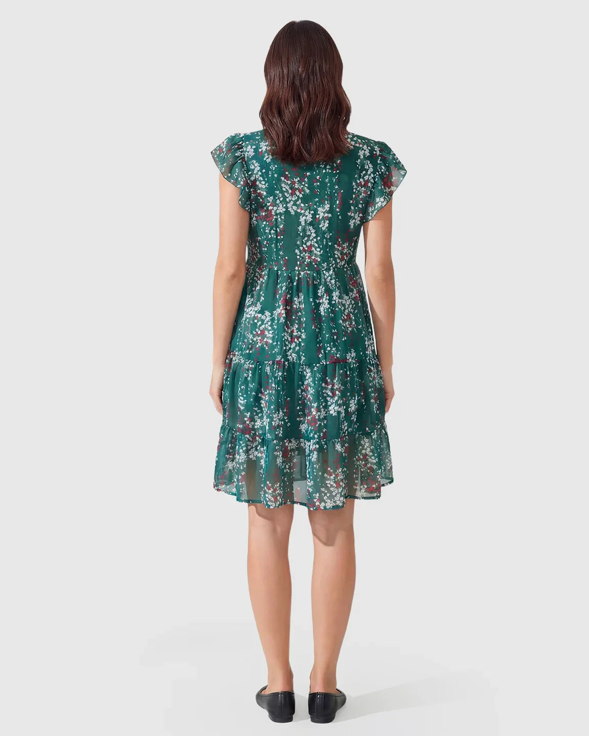 Bump Society – The Comfort Collection: Floral Print A-line Maternity Dress