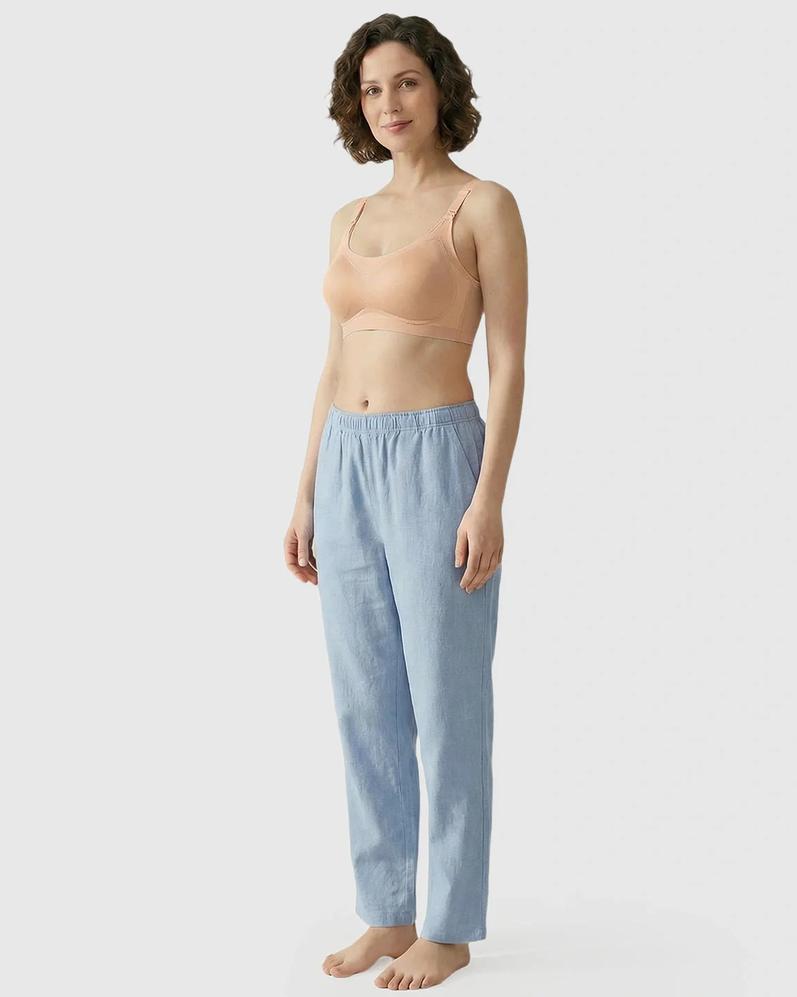 Bump Society – The Nursing Collection: Seamless Ice Silk Ultra-Thin Nursing Bra