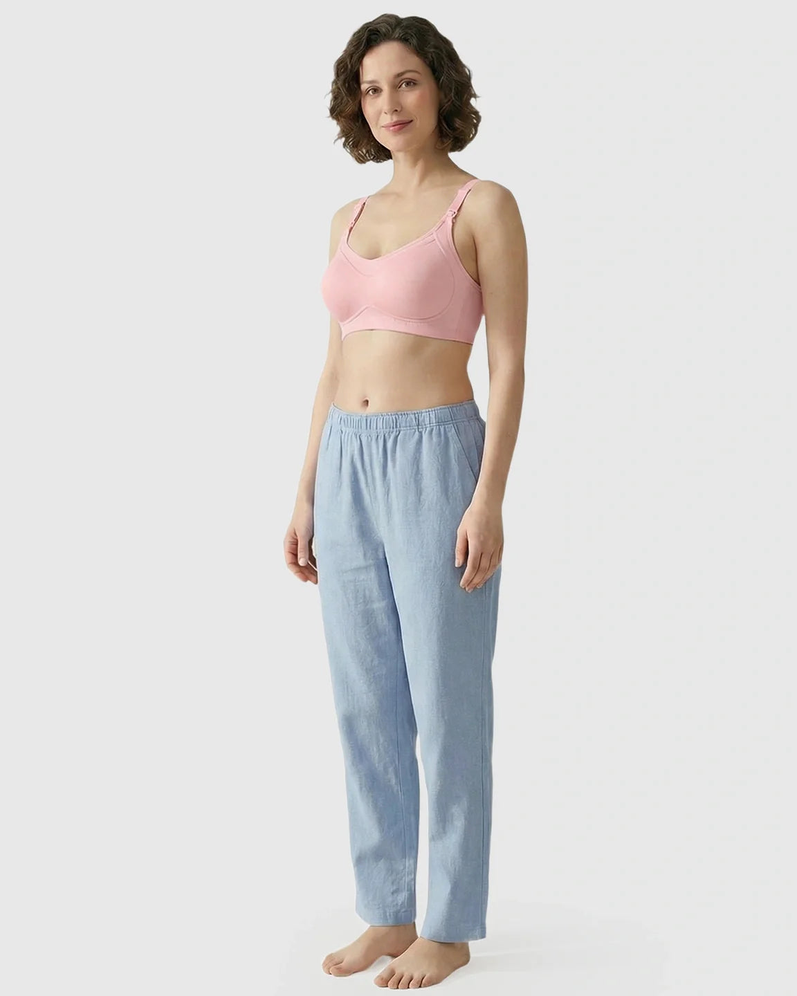 Bump Society – The Nursing Collection: Seamless Ice Silk Ultra-Thin Nursing Bra