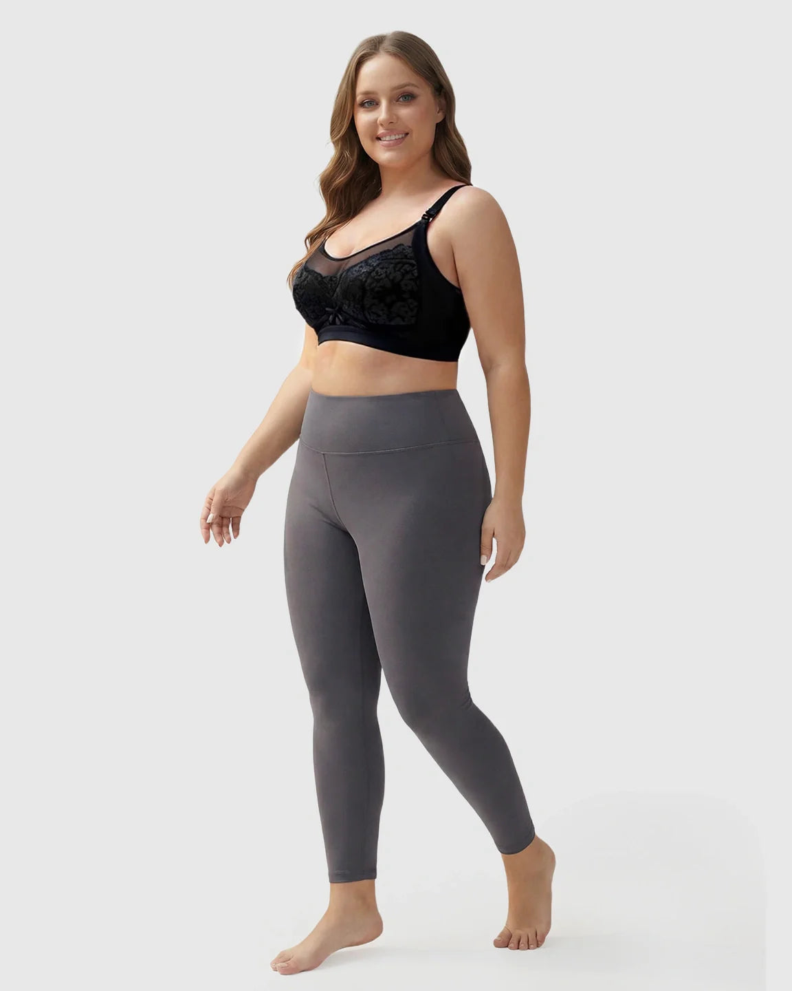 Bump Society – The Nursing Collection: Clip-Down Lace Nursing Bra