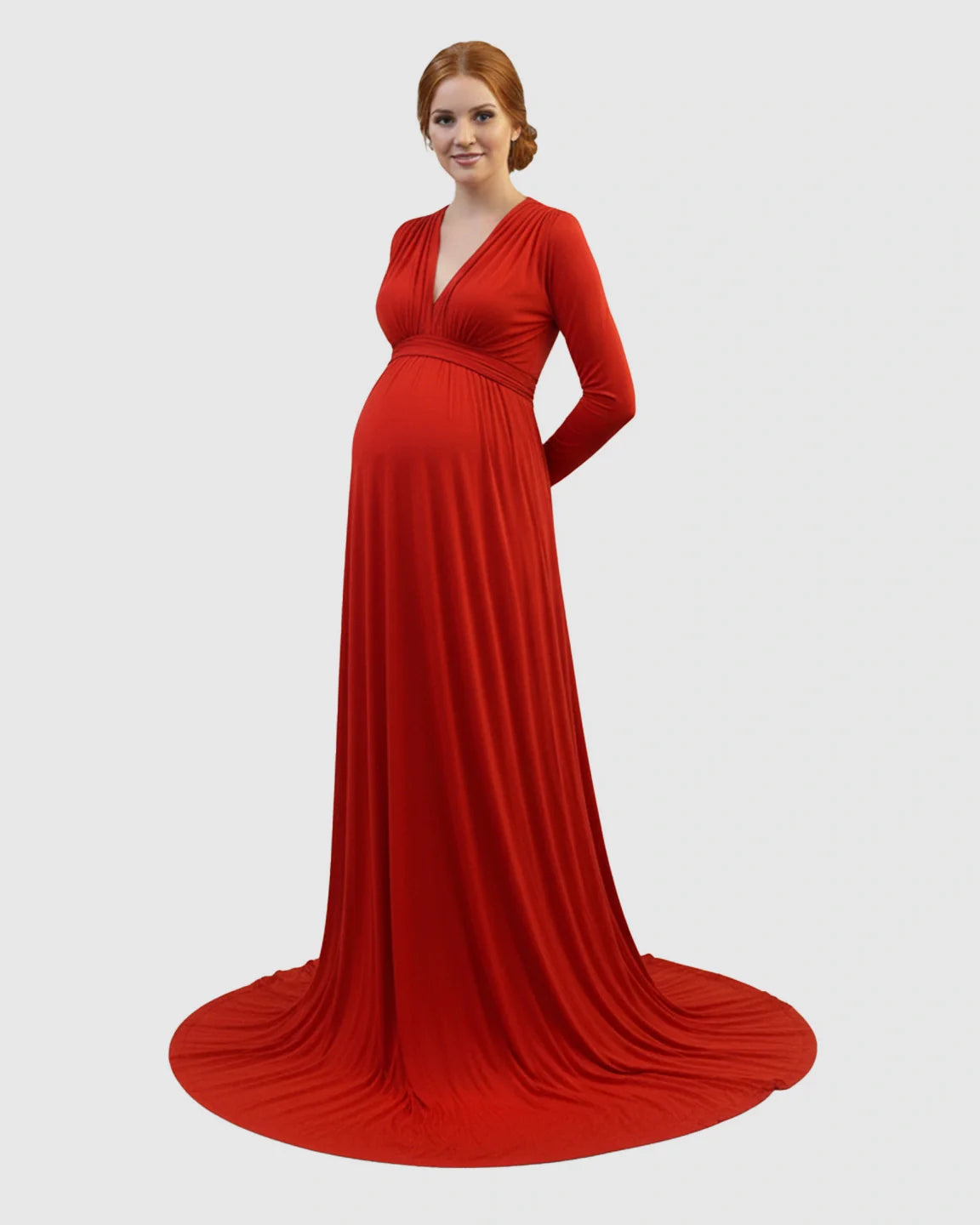Bump Society – The Comfort Collection: Empire Waist Romantic Style Maternity Photography Gown
