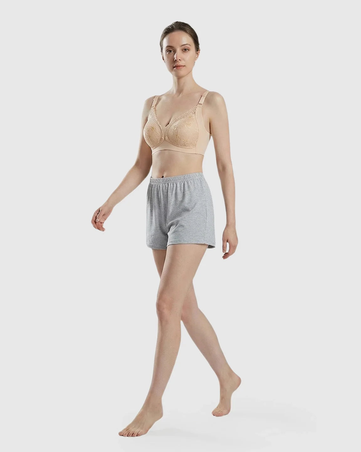 Bump Society – The Nursing Collection: Snap Front Lace-Pattern Nursing Bra