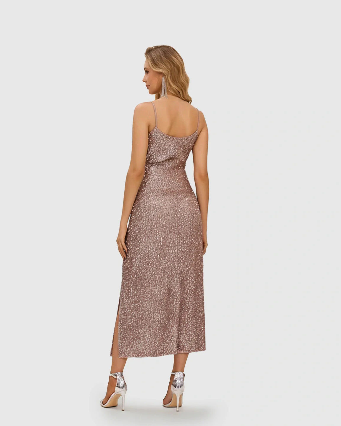 Bump Society – The Comfort Collection: Sequin Fitted Maternity Cocktail Dress