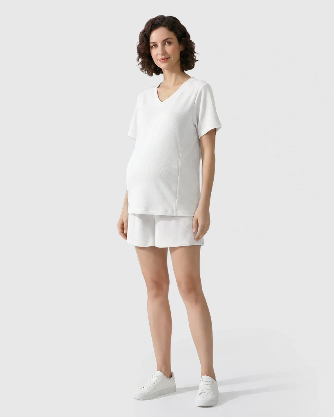 Bump Society – The Nursing Collection: Discreet-Zip Relaxed Nursing & Maternity Lounge Set