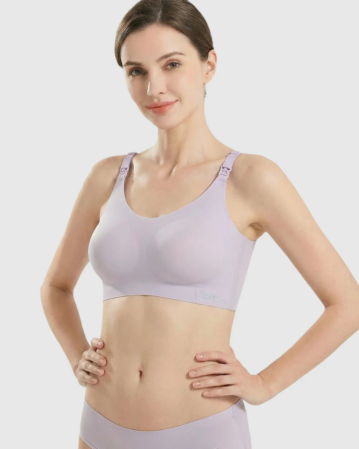Bump Society – The Nursing Collection: Clip-Down Straps Contoured Nursing Bra