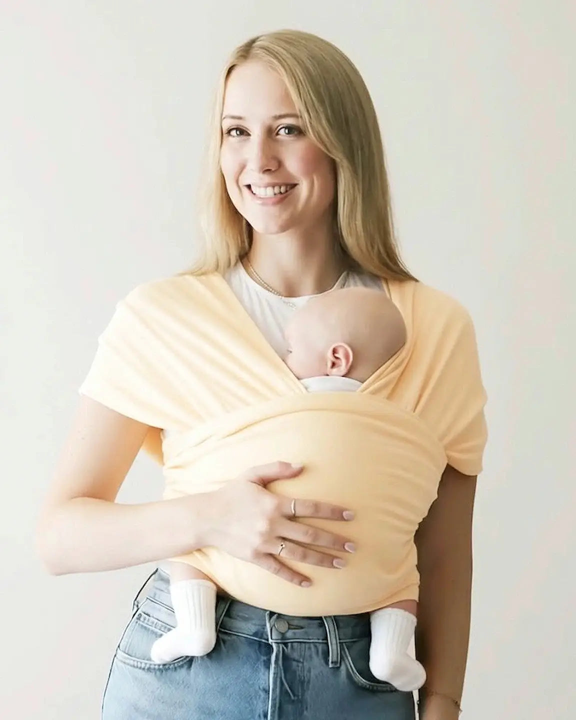 Bump Society – The Comfort Collection: Skin-to-Skin Adjustable Baby Wrap Carrier