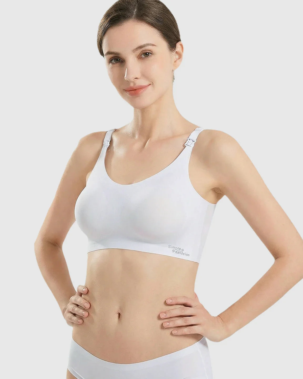 Bump Society – The Nursing Collection: Clip-Down Straps Contoured Nursing Bra
