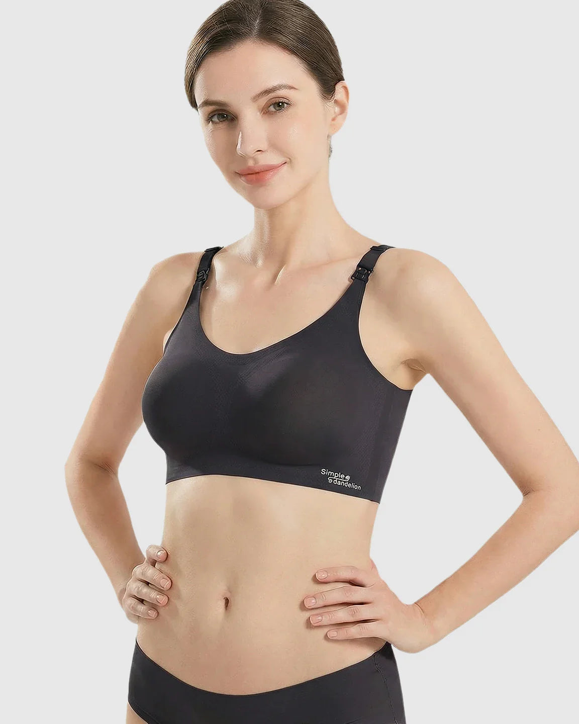 Bump Society – The Nursing Collection: Clip-Down Straps Contoured Nursing Bra