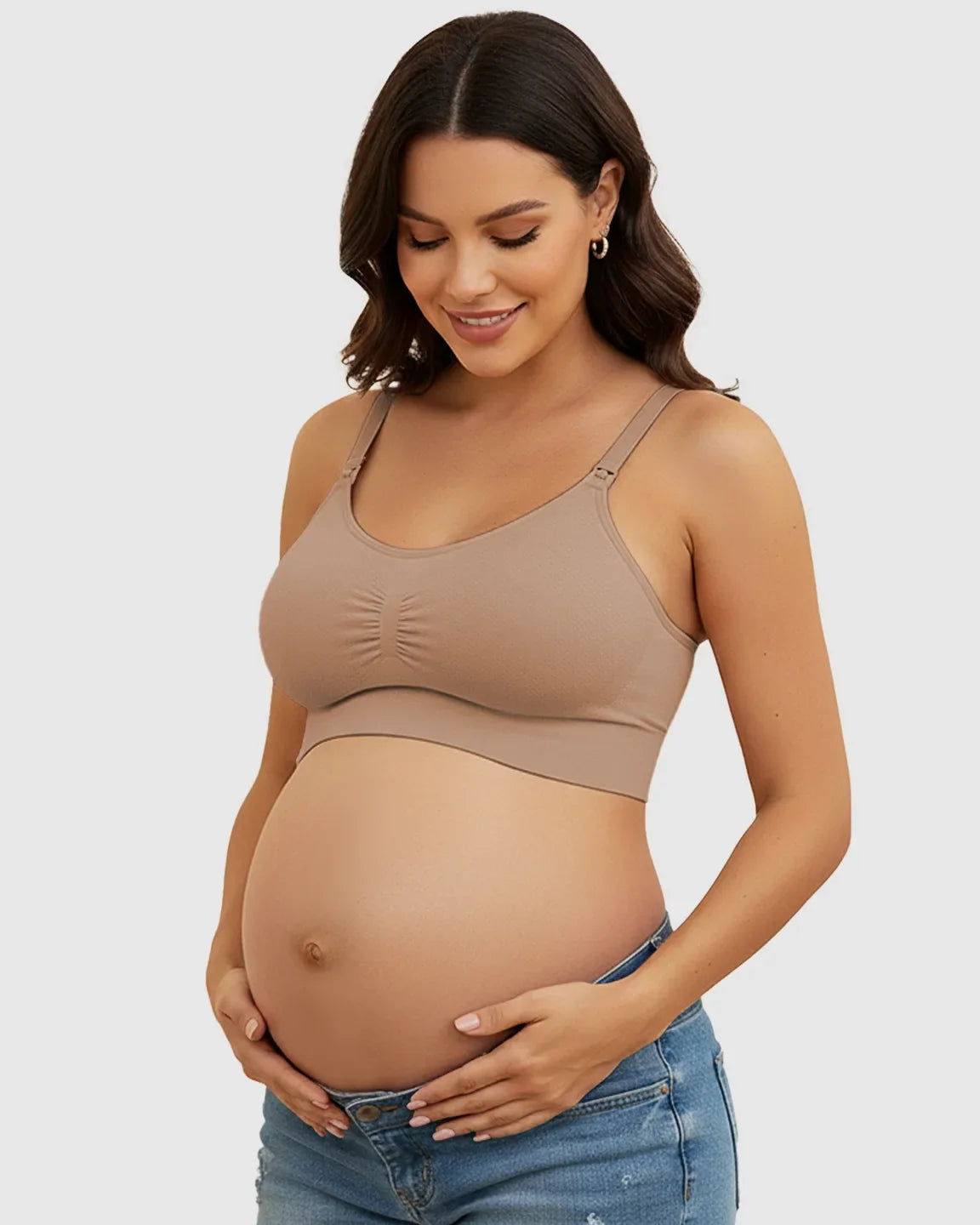 The Nursing Collection: Wireless Front-Closure Maternity Nursing Bra