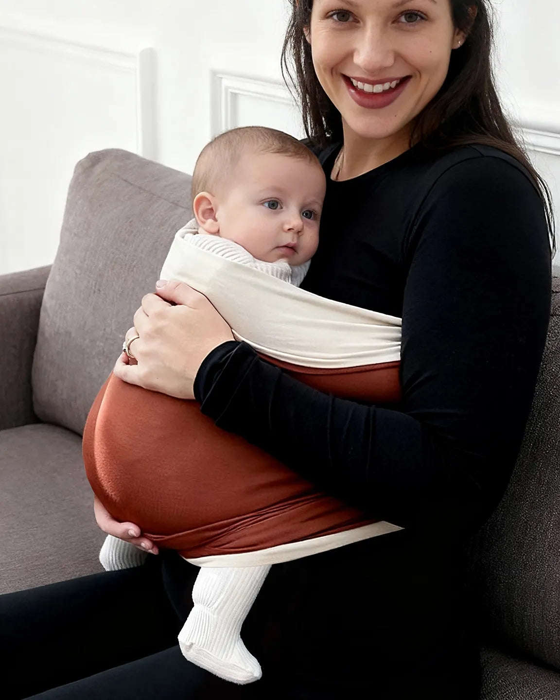 Bump Society – The Comfort Collection: Breathable Modal Infant Wrap Carrier