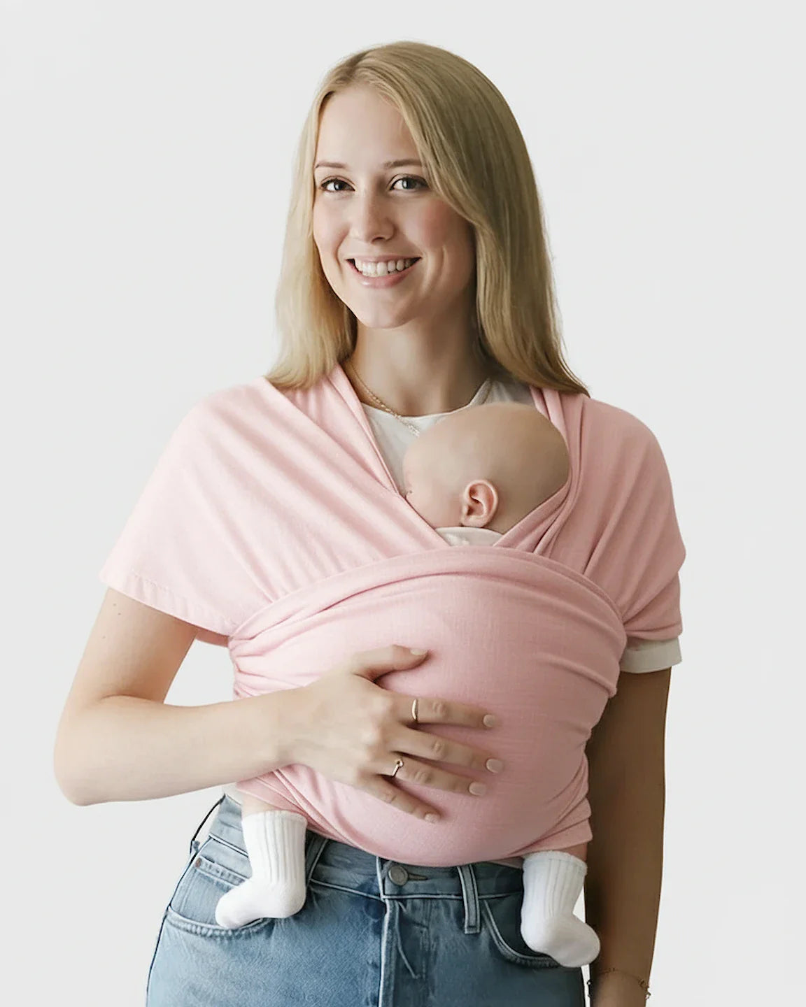 Bump Society – The Comfort Collection: Skin-to-Skin Adjustable Baby Wrap Carrier