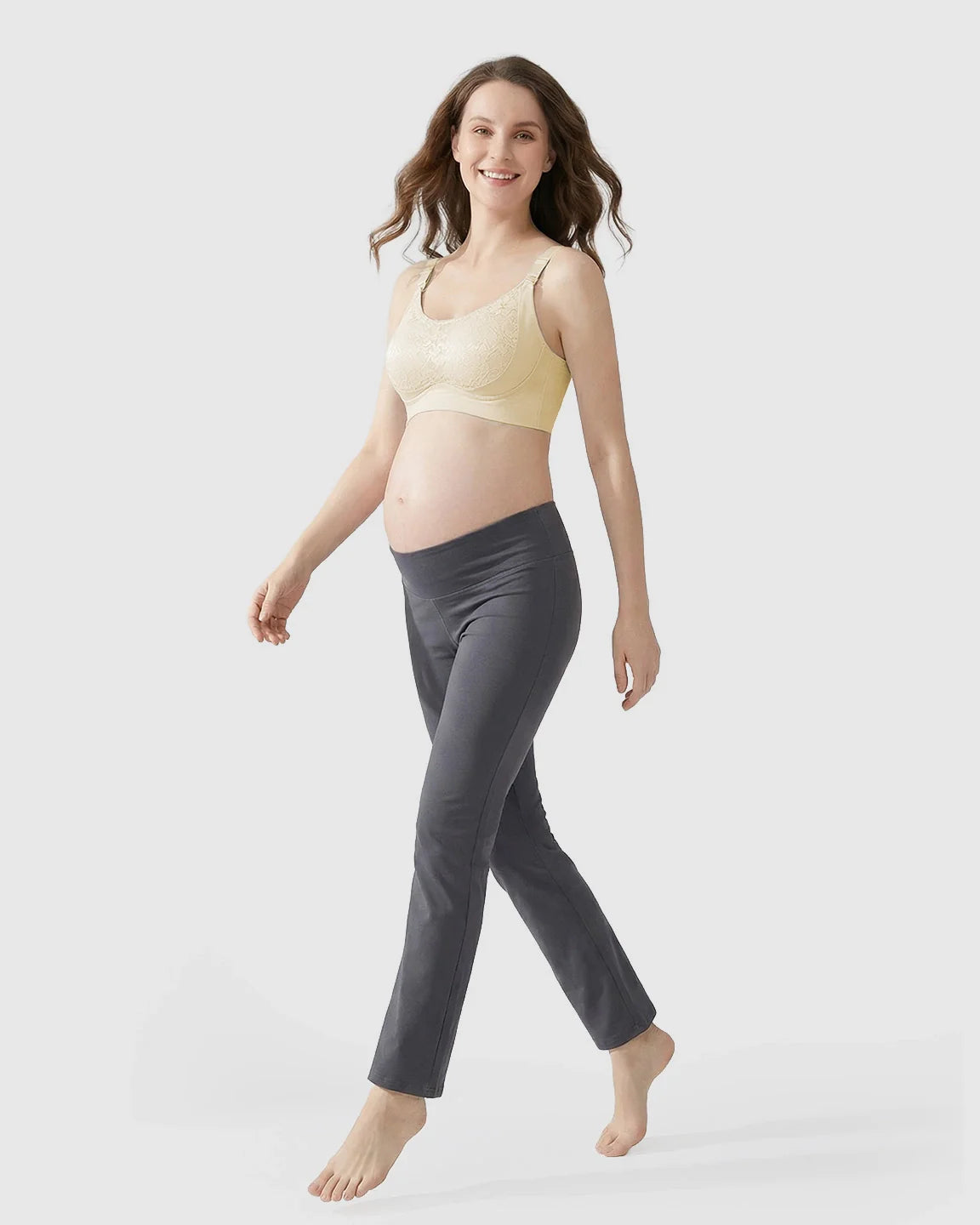 Bump Society – The Comfort Collection: One-Piece Lace Breastfeeding Bra