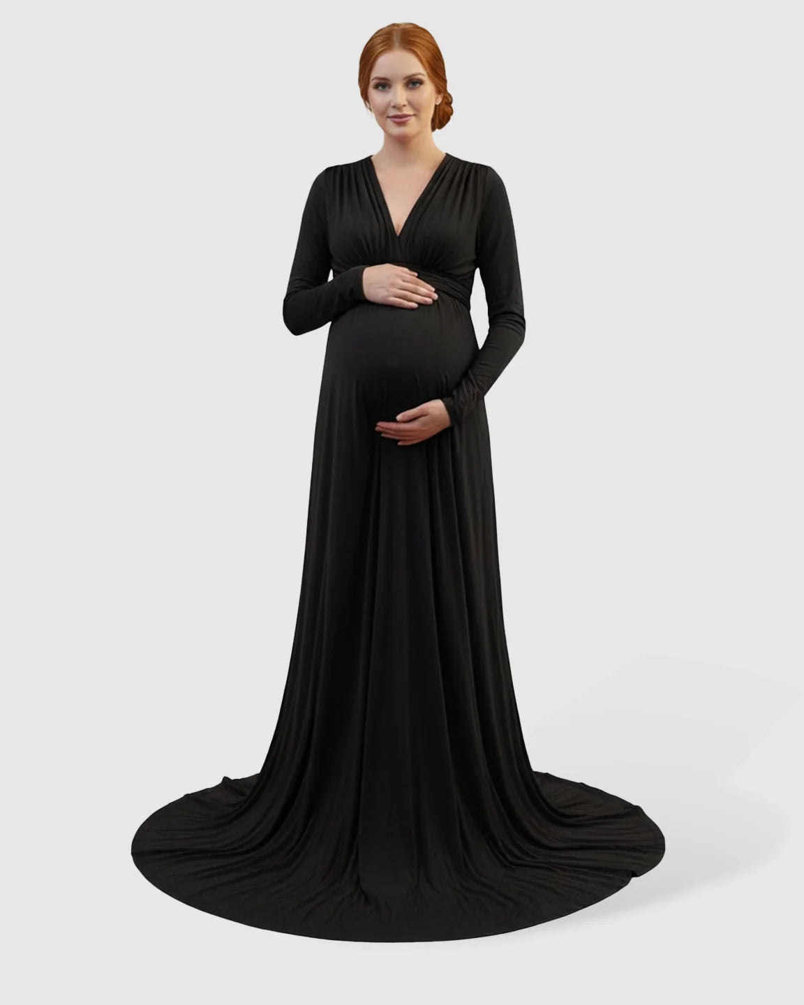 Bump Society – The Comfort Collection: Empire Waist Romantic Style Maternity Photography Gown