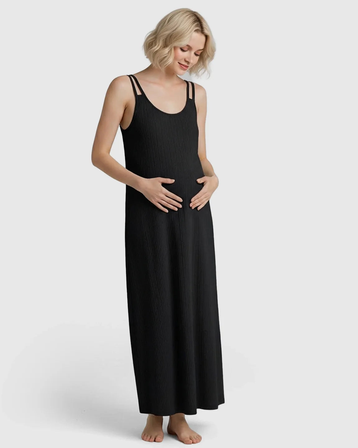 Bump Society – The Comfort Collection: Double Shoulder Straps Everyday Maternity Dress
