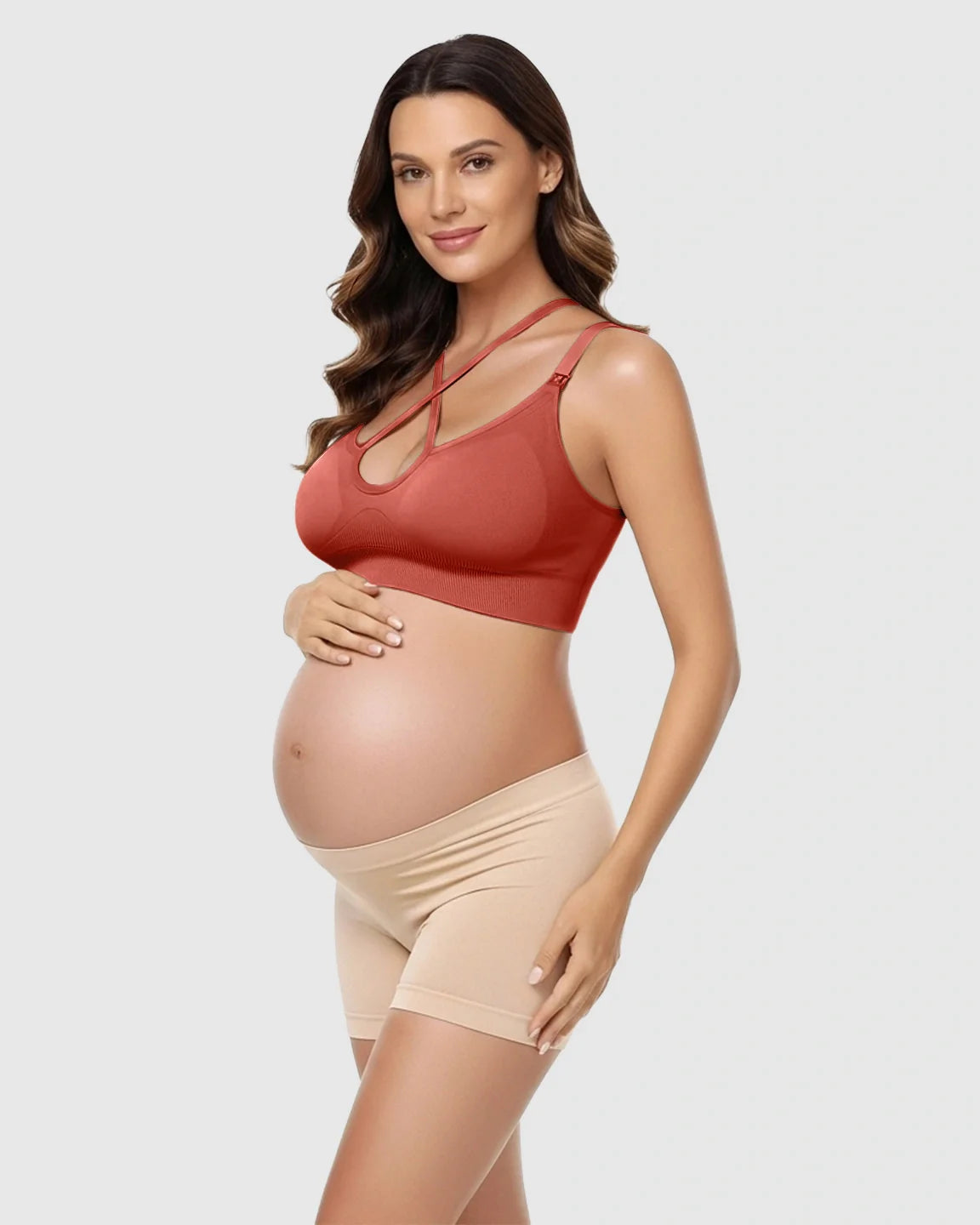 The Nursing Collection: Seamless CrissCross Nursing Bra