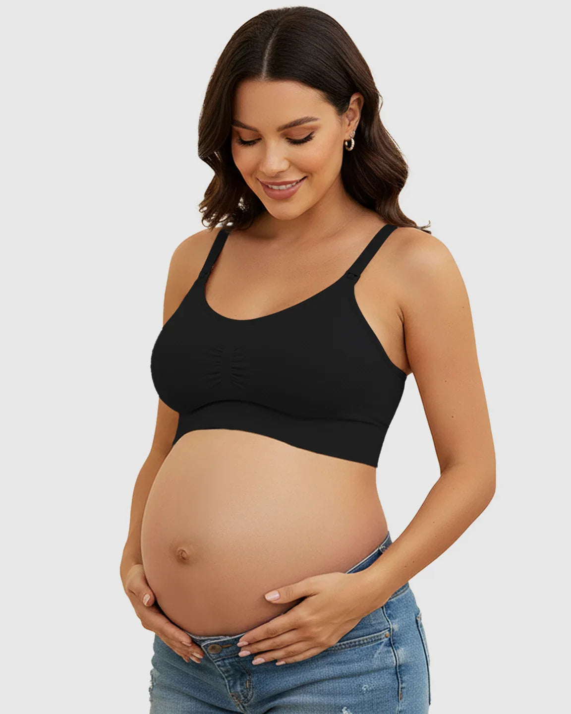 The Nursing Collection: Wireless Front-Closure Maternity Nursing Bra