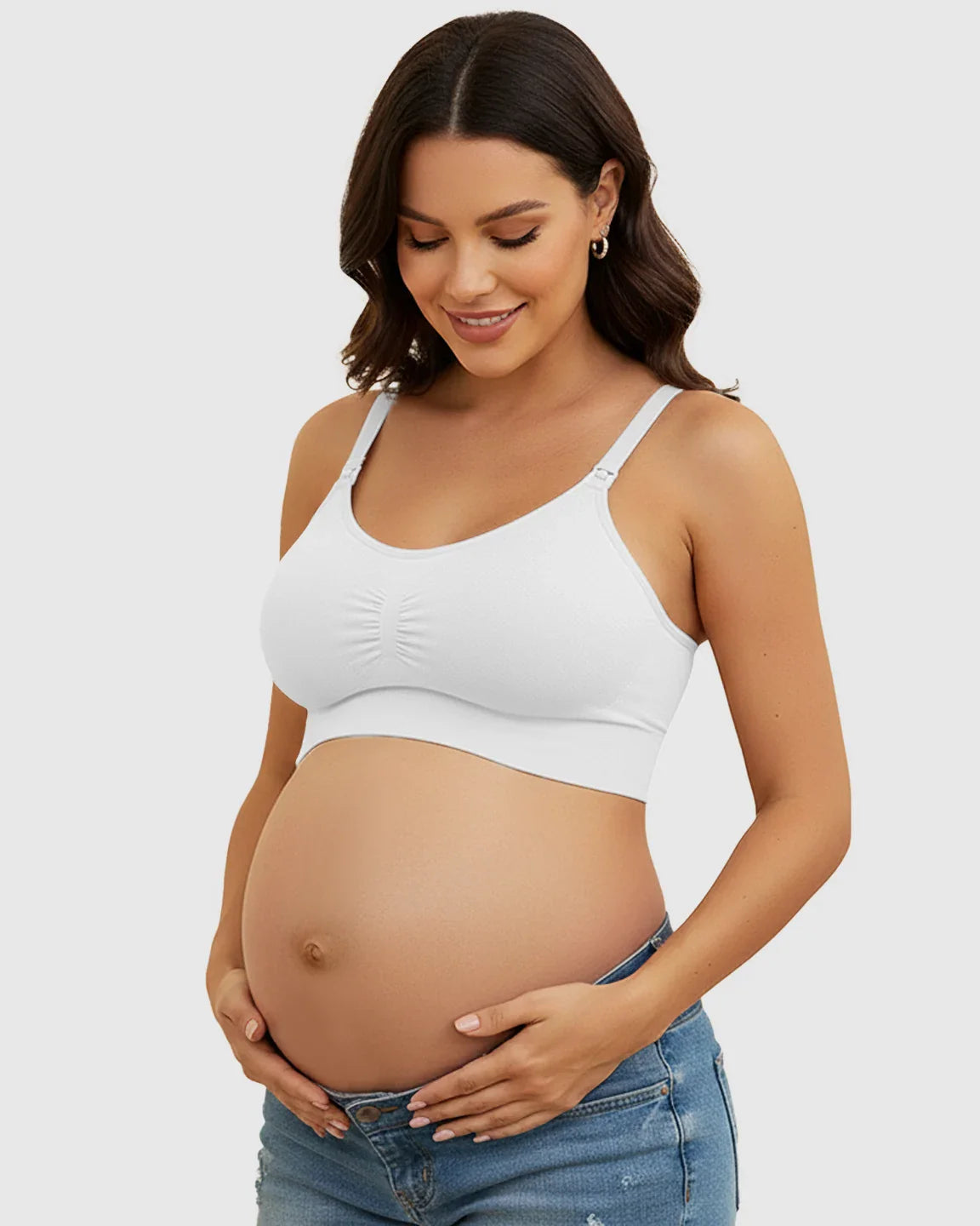 The Nursing Collection: Wireless Front-Closure Maternity Nursing Bra