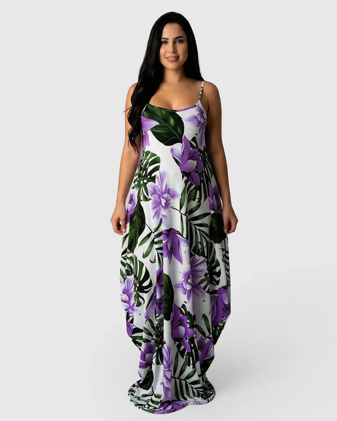 Bump Society – The Comfort Collection: Spaghetti Strap Casual Maternity Maxi Dress