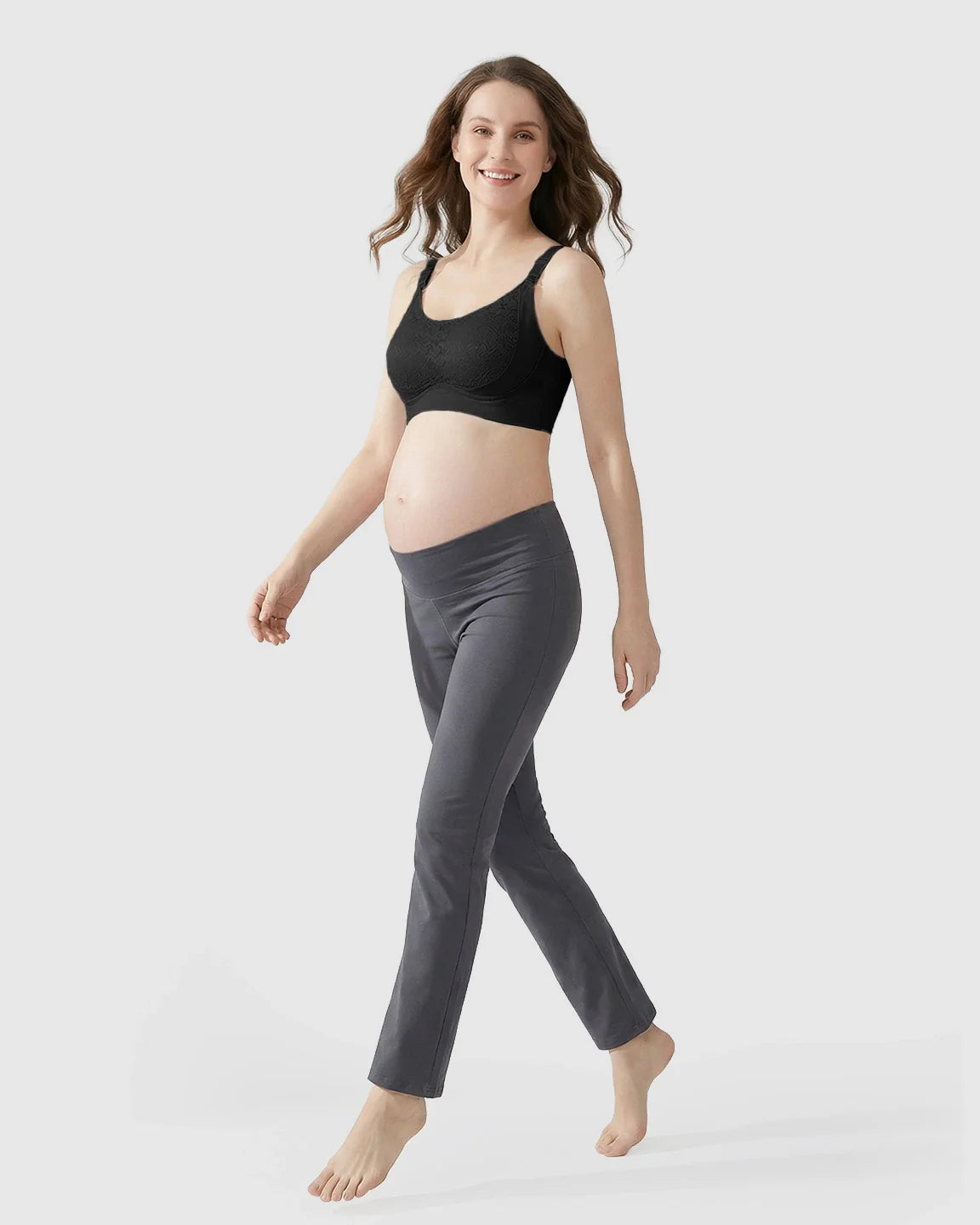 Bump Society – The Comfort Collection: One-Piece Lace Breastfeeding Bra