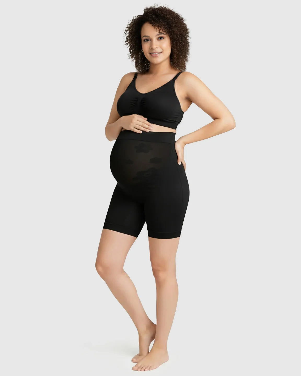Bump Society – The Comfort Collection: High-Waist Loose Fit Maternity Shorts
