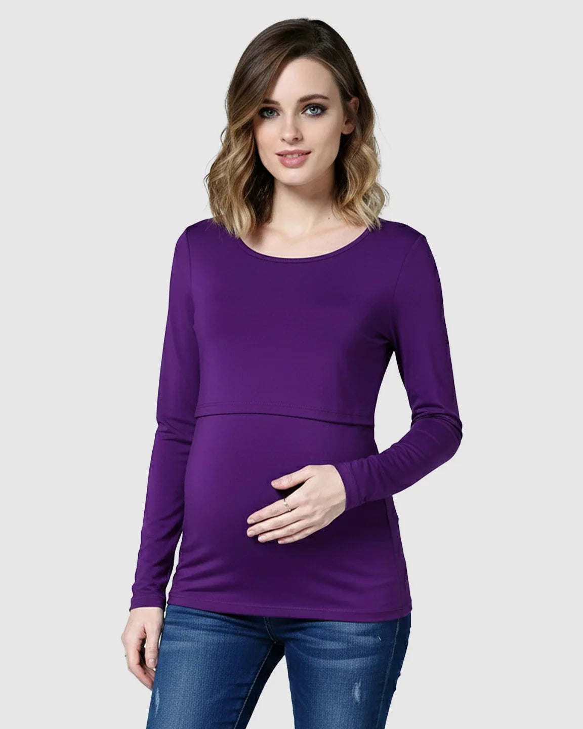The Nursing Collection  Lift-Up Front Casual Maternity & Nursing Top