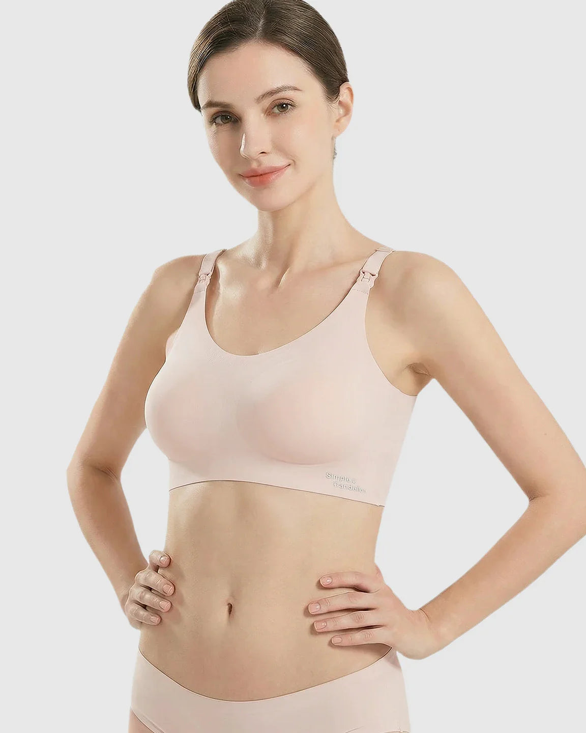 Bump Society – The Nursing Collection: Clip-Down Straps Contoured Nursing Bra