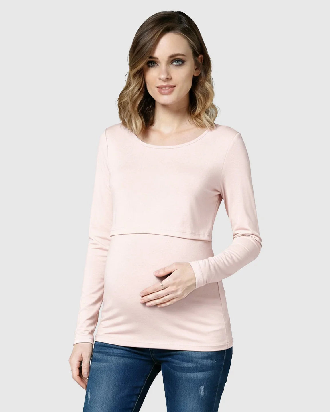 The Nursing Collection  Lift-Up Front Casual Maternity & Nursing Top