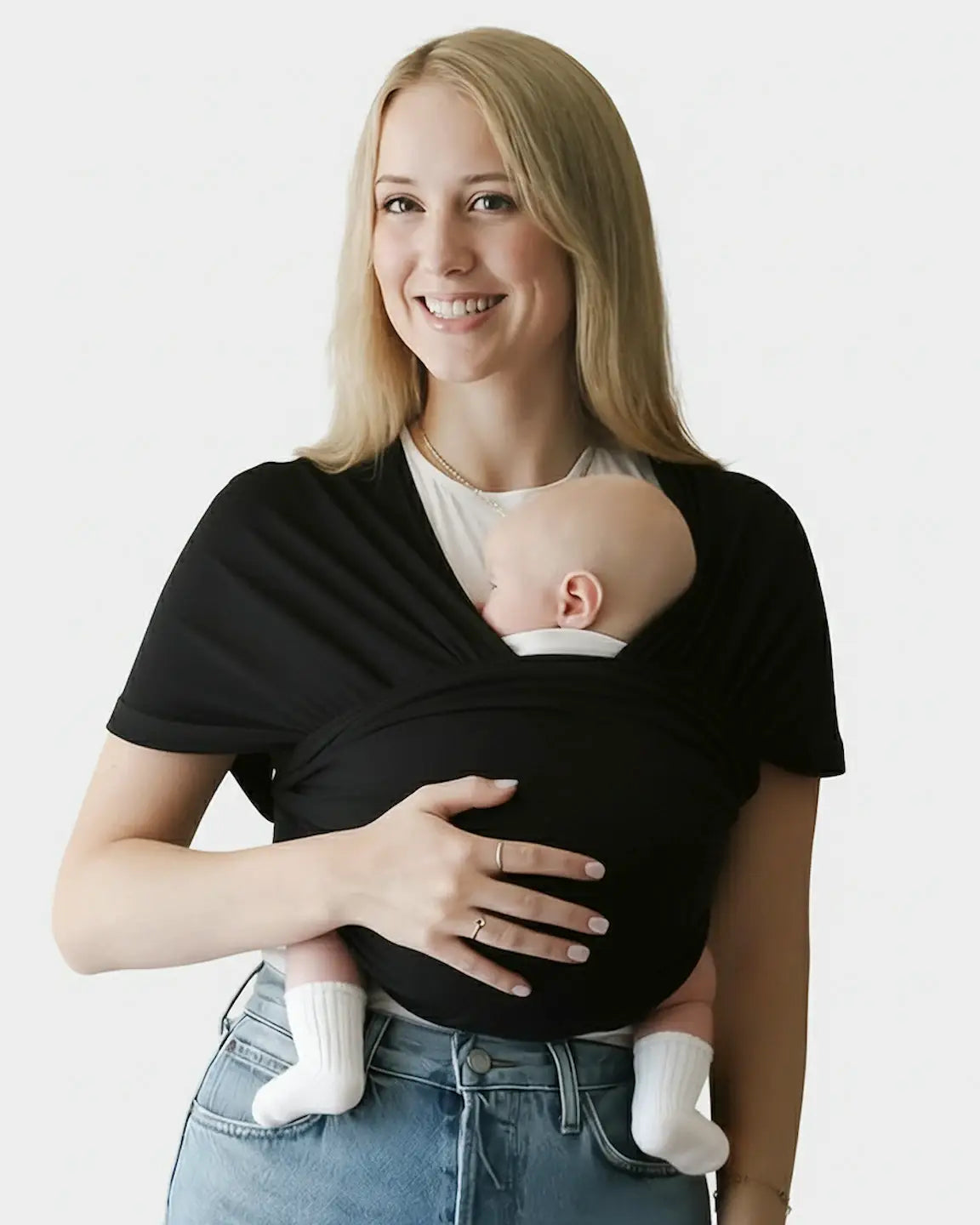 Bump Society – The Comfort Collection: Skin-to-Skin Adjustable Baby Wrap Carrier