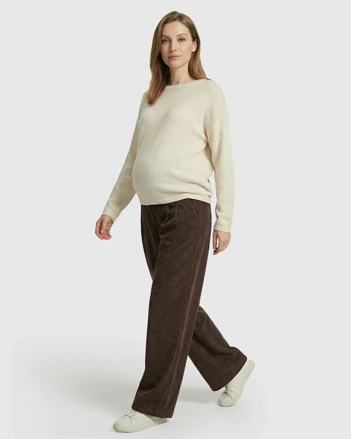 Bump Society – The Comfort Collection: Adjustable Drawstring Loose-Fit Maternity Pants