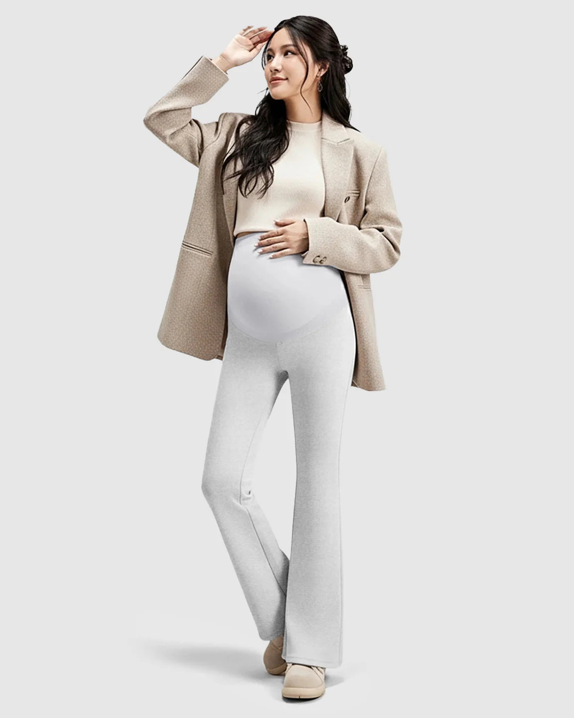 The Support Collection  High-Waist Belly Support Maternity Pants