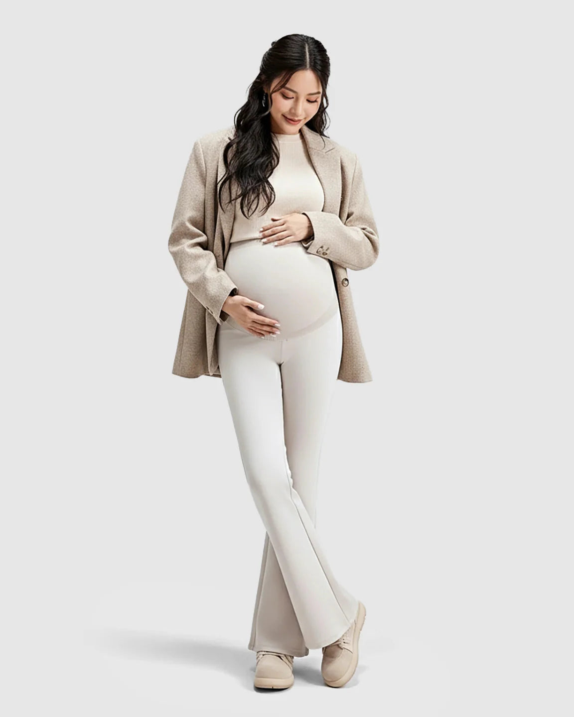 The Support Collection  High-Waist Belly Support Maternity Pants