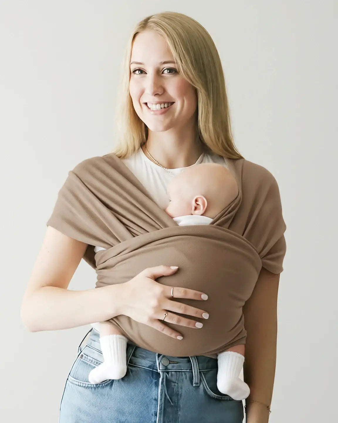 Bump Society – The Comfort Collection: Skin-to-Skin Adjustable Baby Wrap Carrier