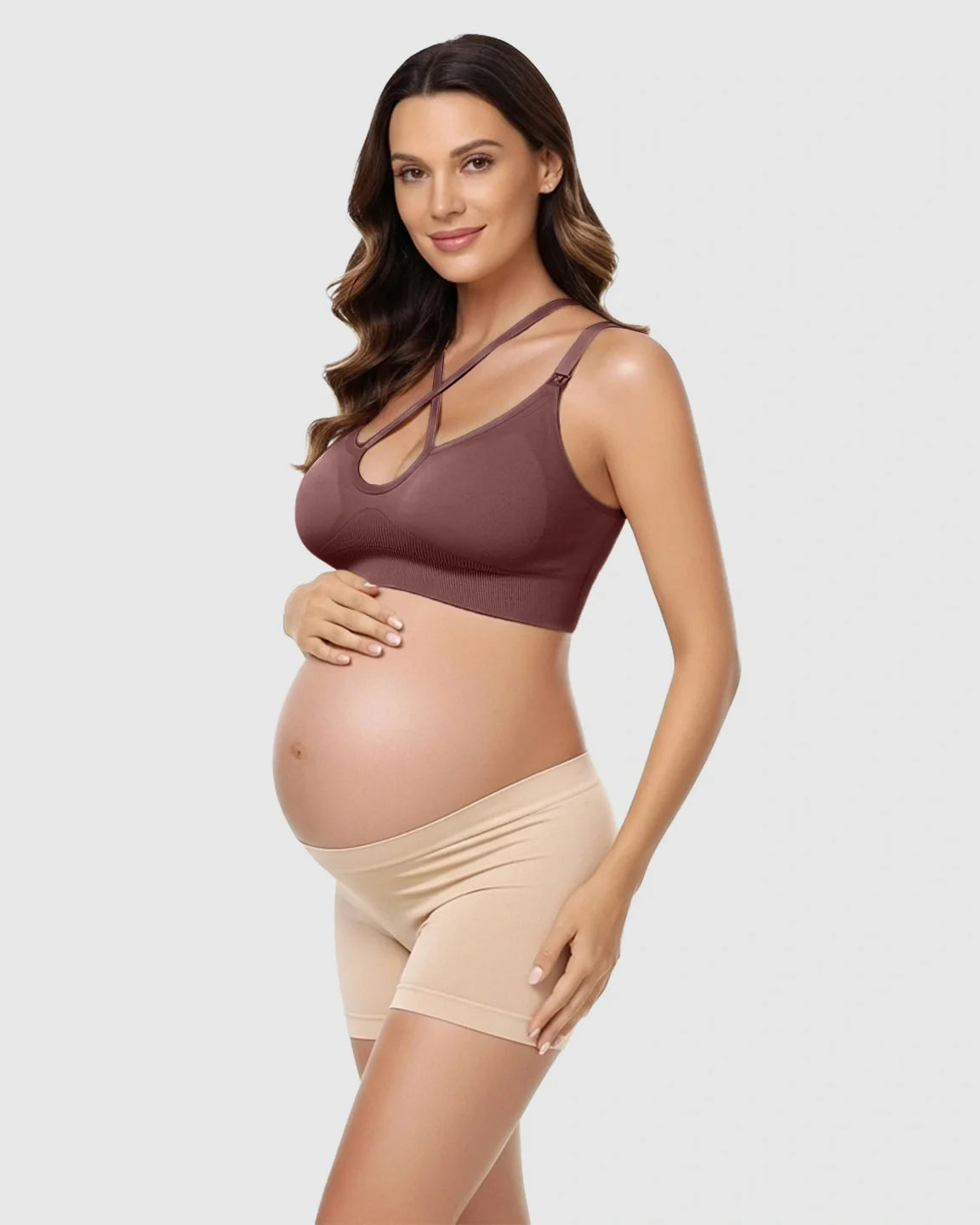 The Nursing Collection: Seamless CrissCross Nursing Bra