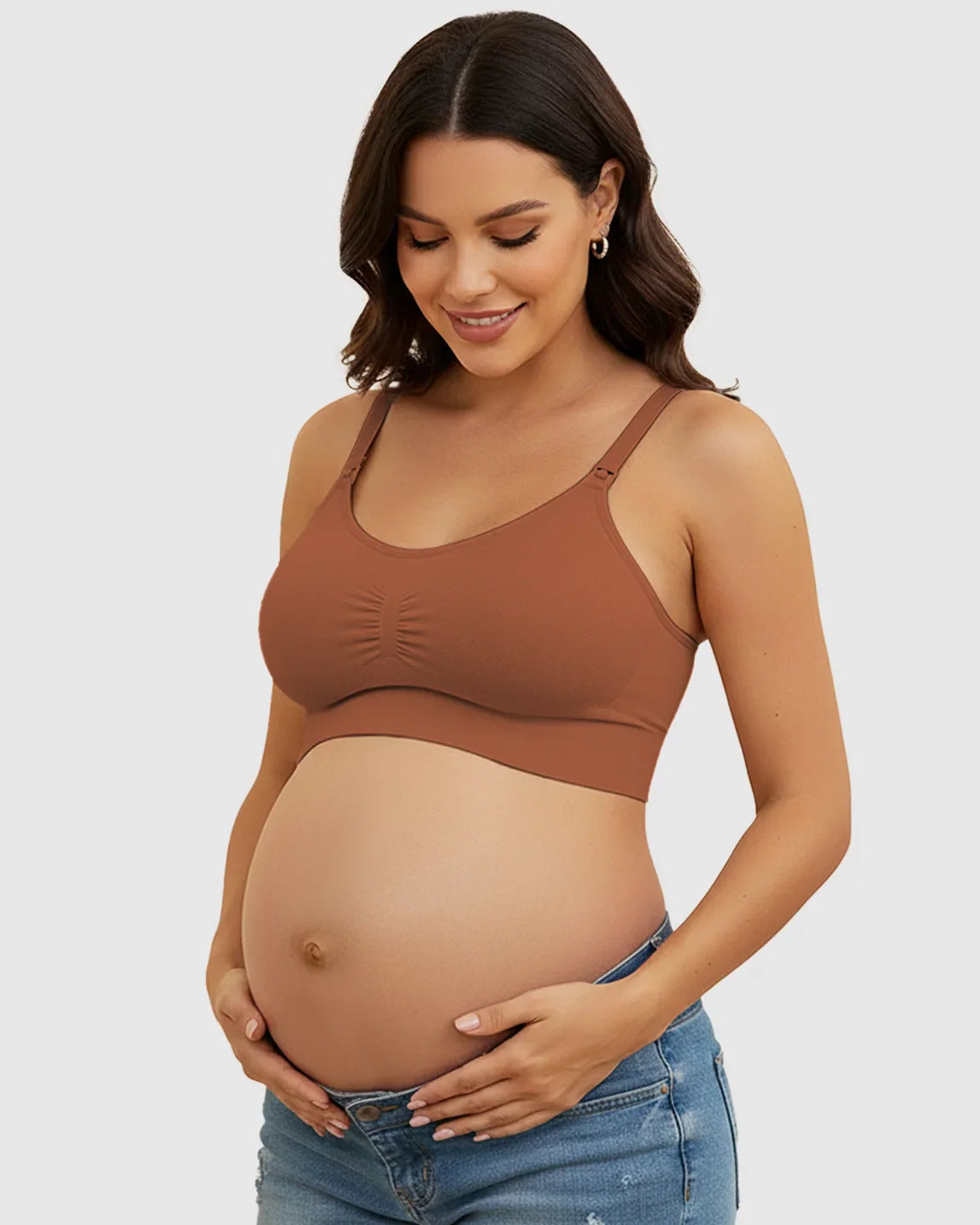 The Nursing Collection: Wireless Front-Closure Maternity Nursing Bra