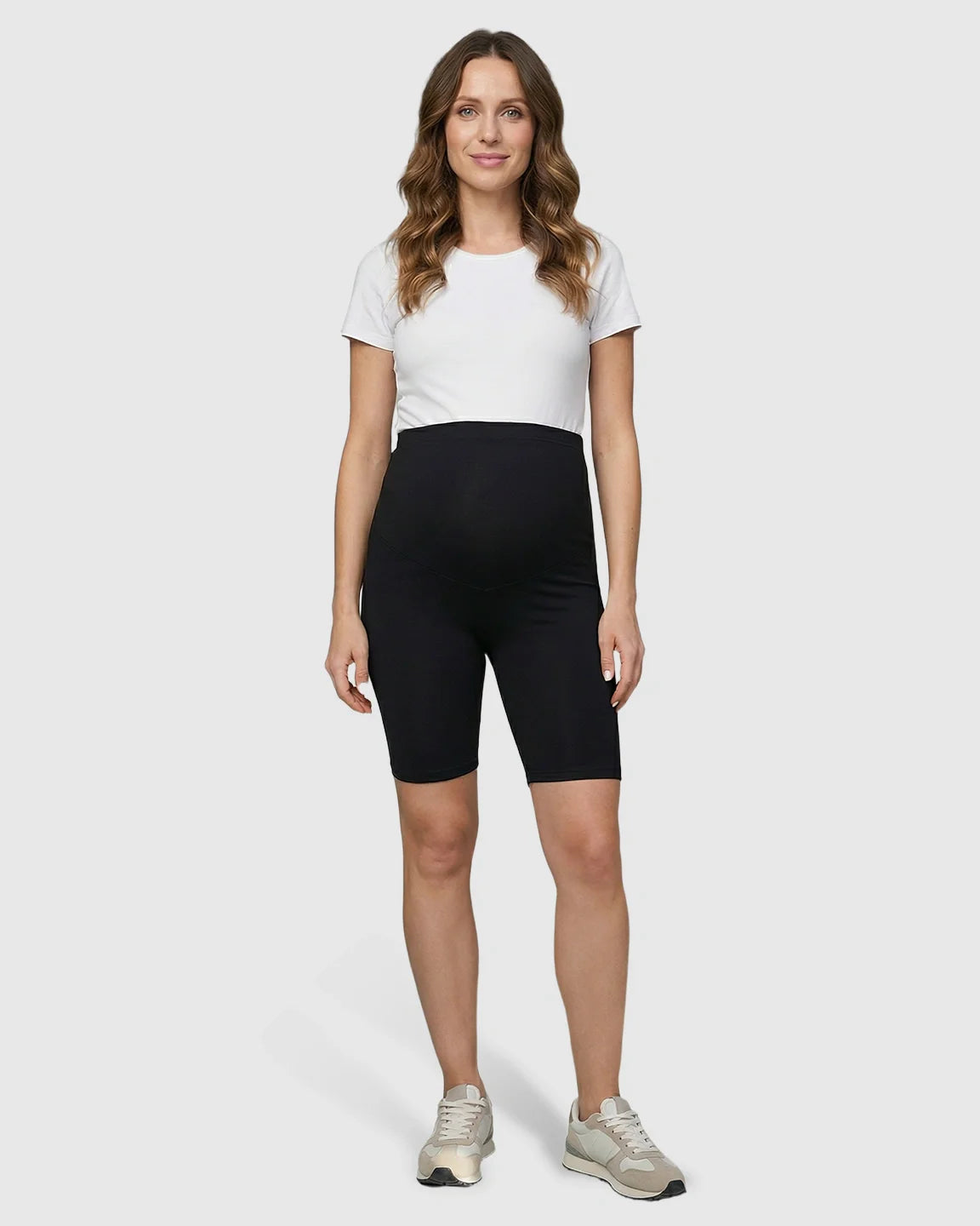 Bump Society – The Comfort Collection: High-Waisted Sporty Maternity Shorts