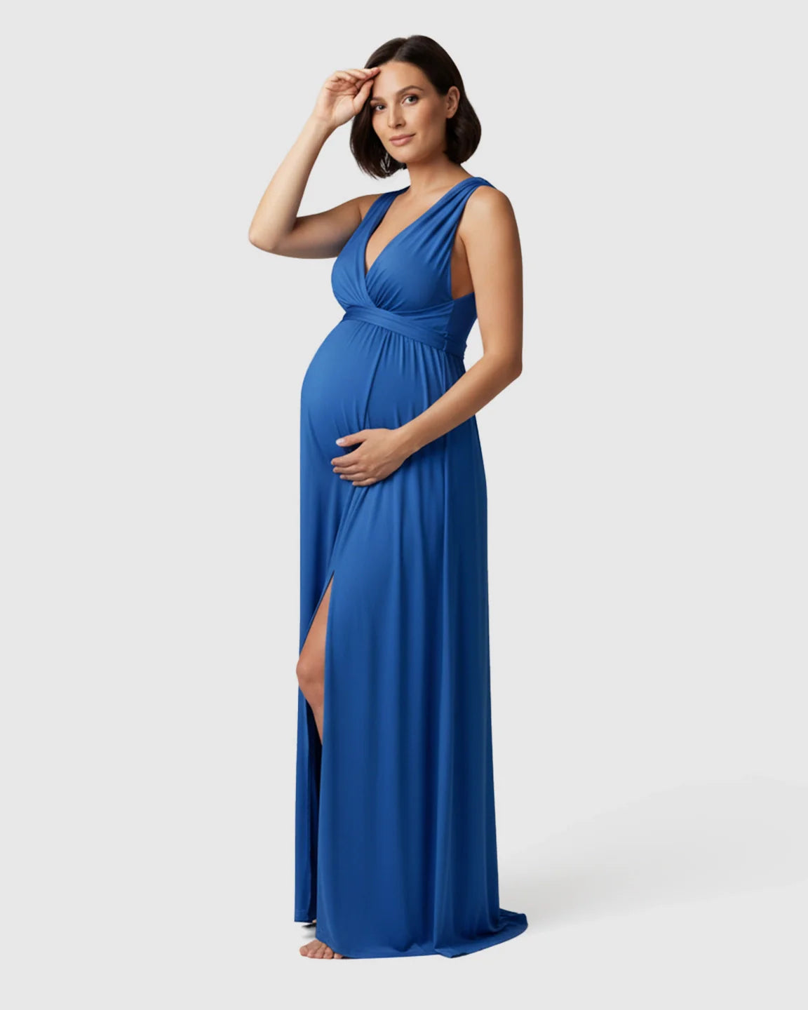 Bump Society – The Comfort Collection: Cross Back A-Line Skirt Maternity Gown