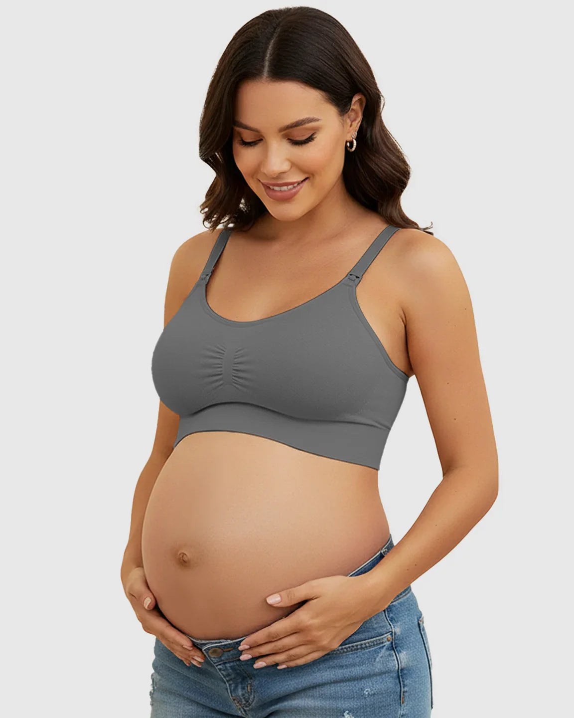 The Nursing Collection: Wireless Front-Closure Maternity Nursing Bra