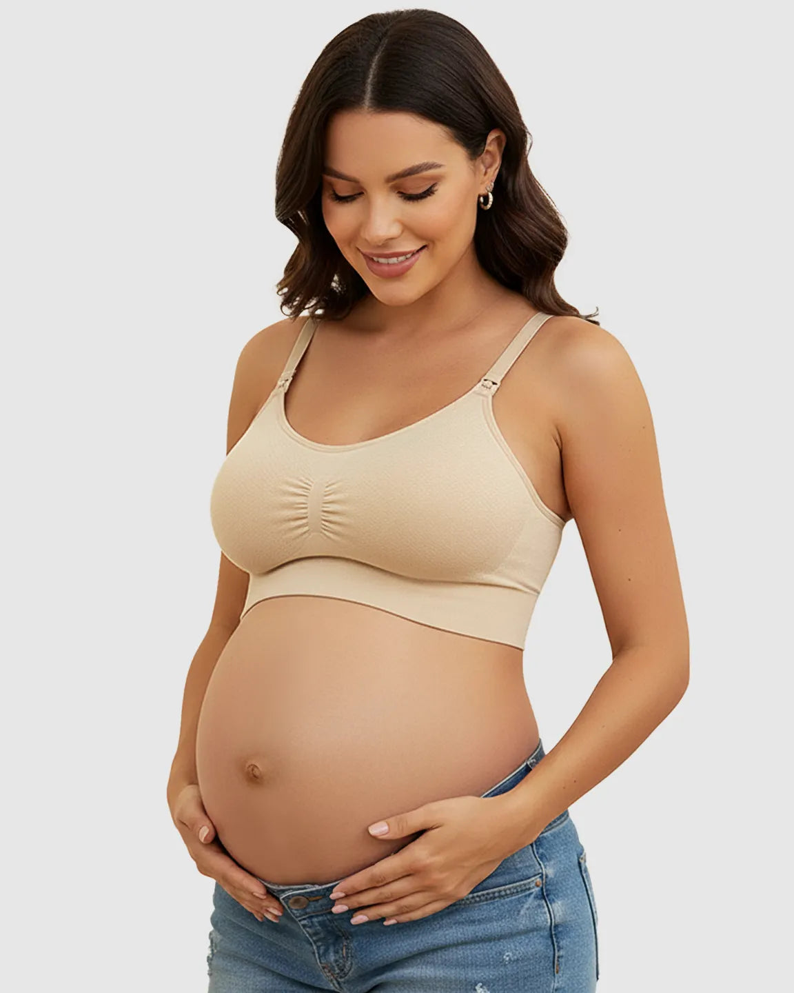 The Nursing Collection: Wireless Front-Closure Maternity Nursing Bra