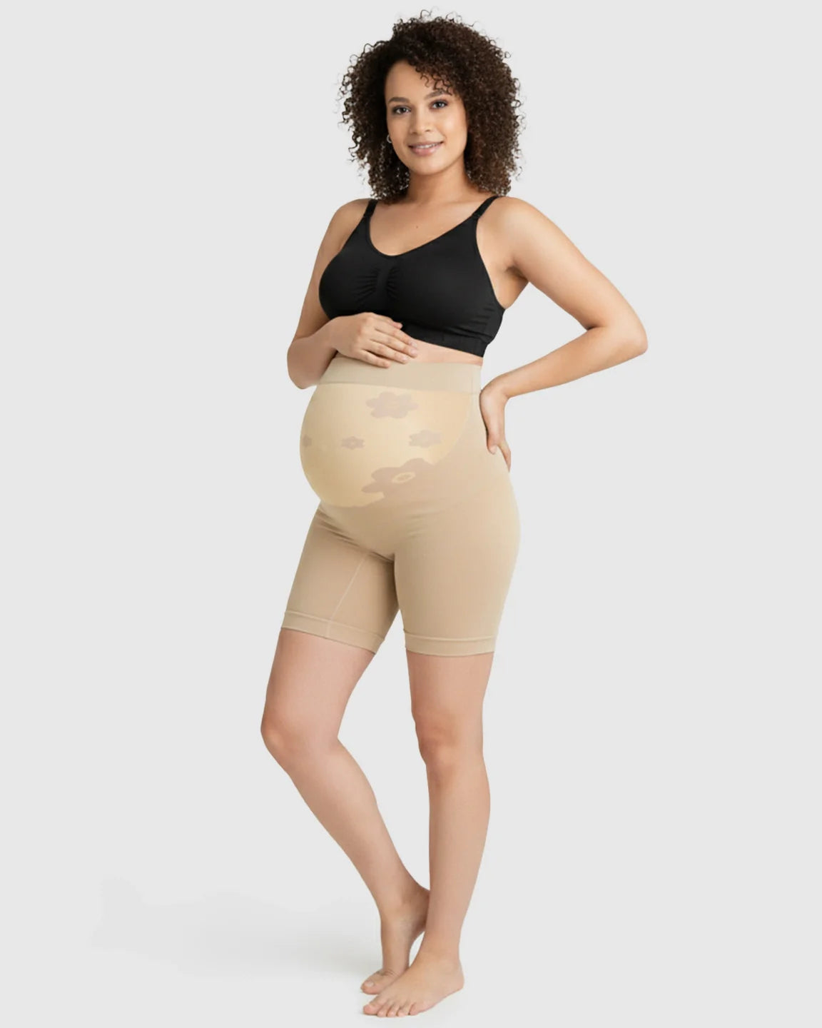 Bump Society – The Comfort Collection: High-Waist Loose Fit Maternity Shorts
