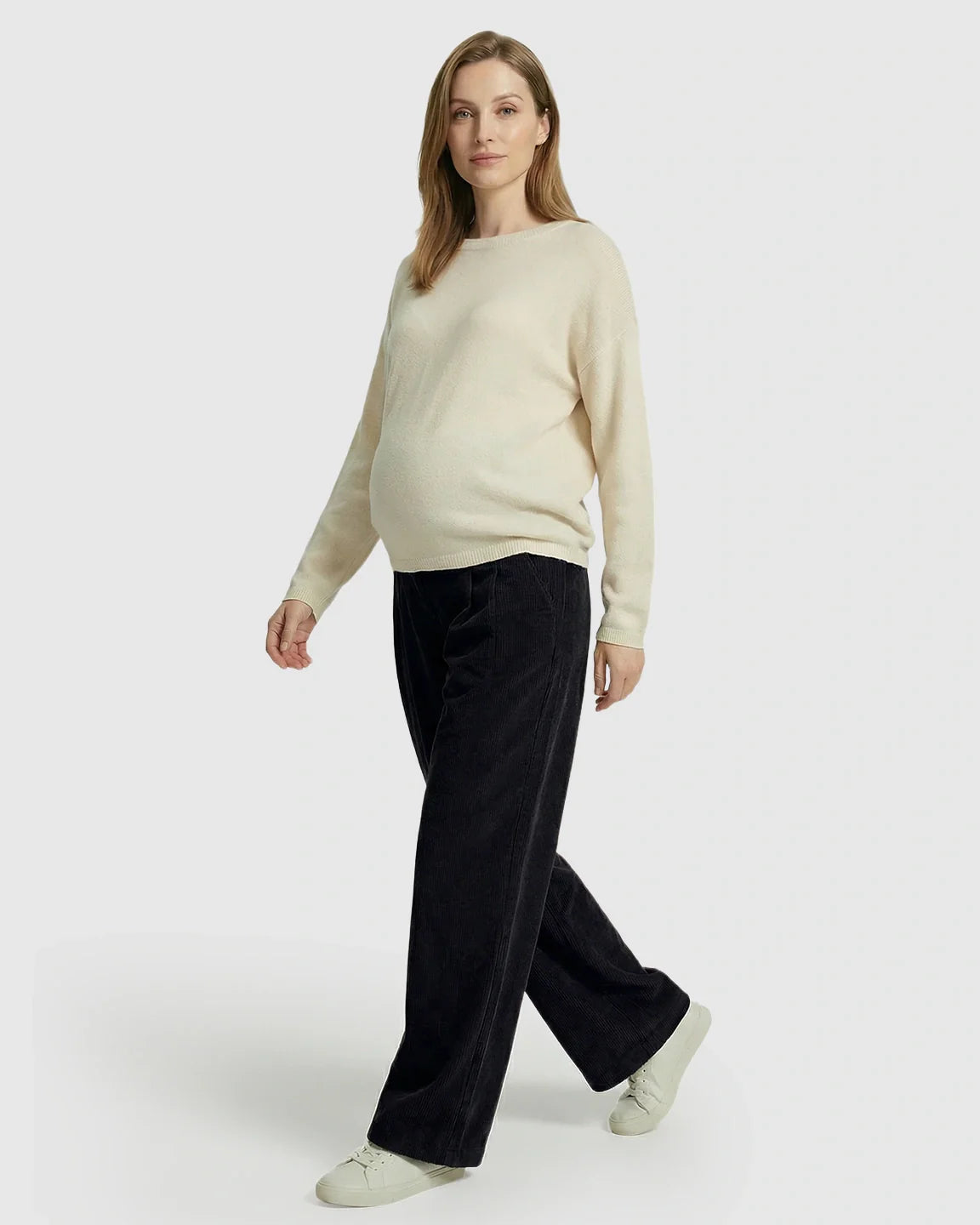 Bump Society – The Comfort Collection: Adjustable Drawstring Loose-Fit Maternity Pants