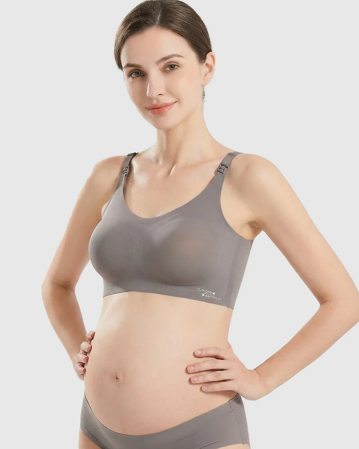 Bump Society – The Nursing Collection: Clip-Down Straps Contoured Nursing Bra