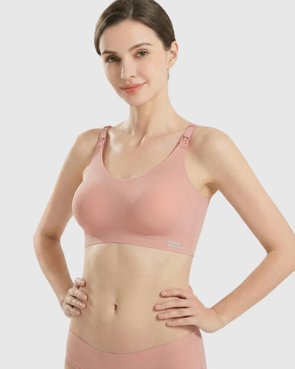 Bump Society – The Nursing Collection: Clip-Down Straps Contoured Nursing Bra