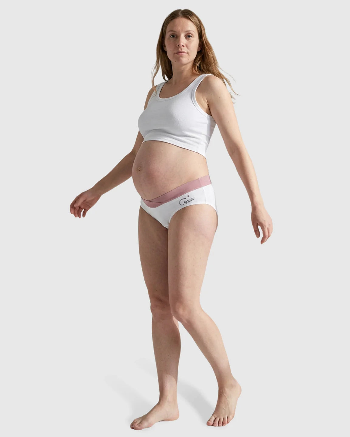 Bump Society – The Comfort Collection: Crossover Front Hip-lifting Maternity Brief