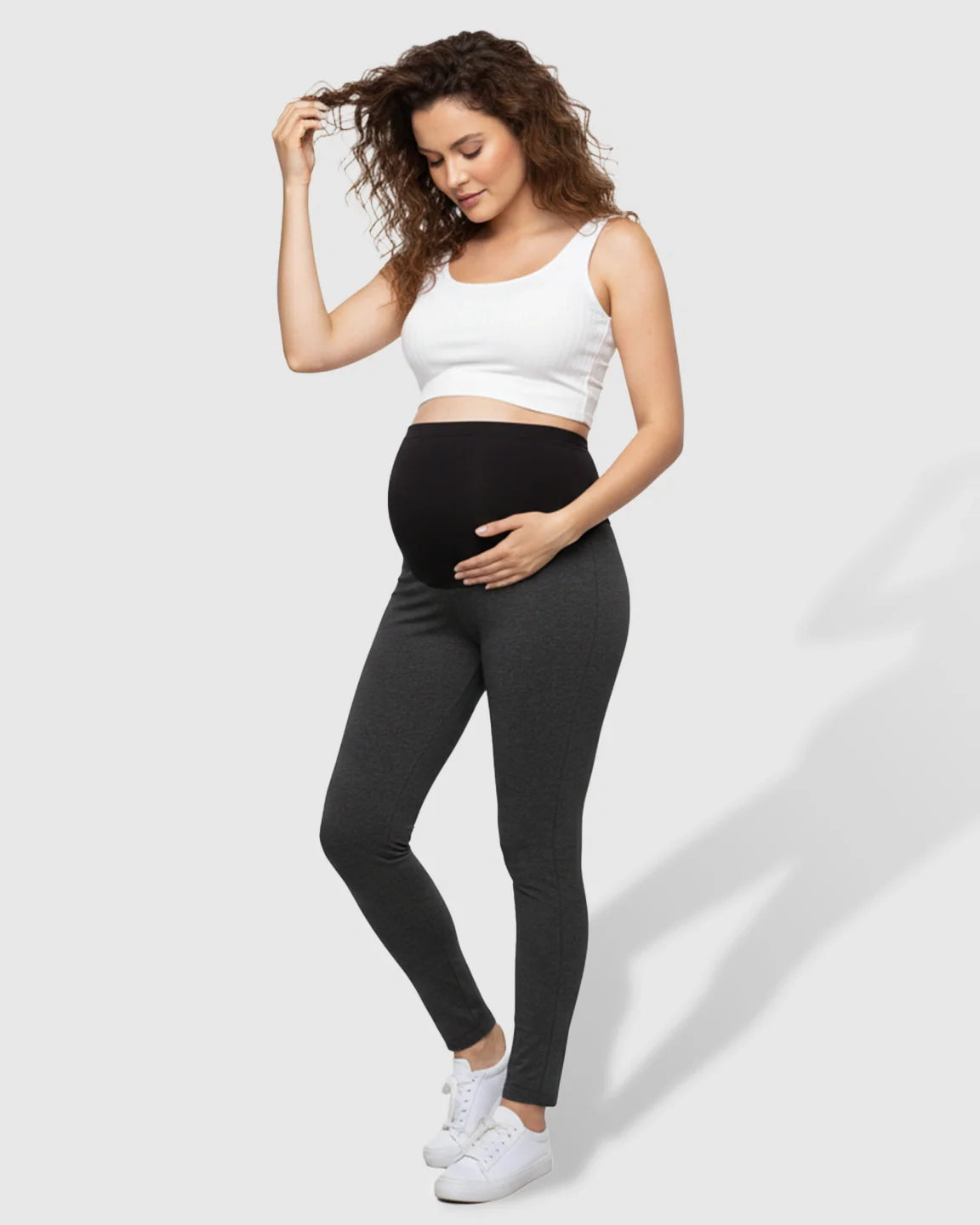 The Support Collection  Support Panel Slim-Fit Maternity Leggings