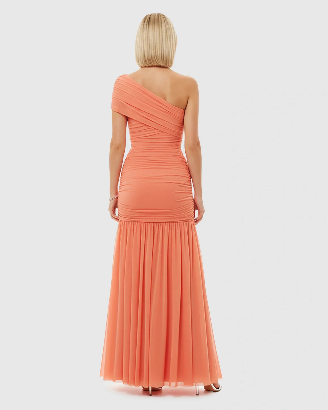Bump Society – The Comfort Collection: Ruched One-Shoulder Maternity Gown