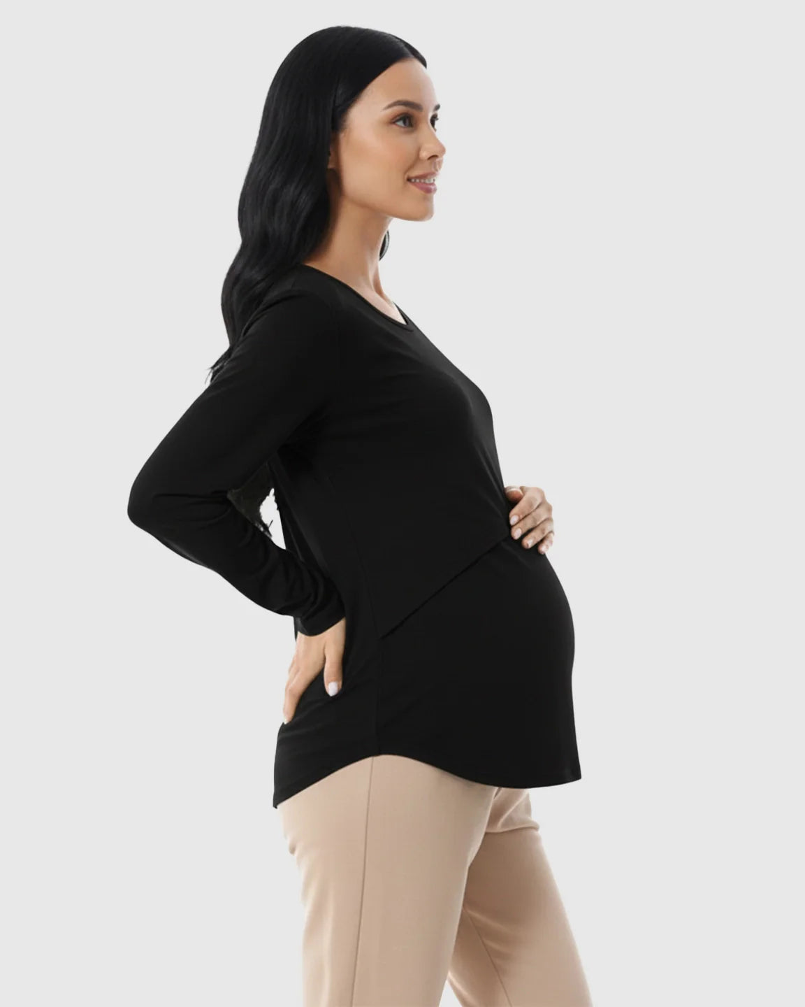 The Nursing Collection  Nursing Access Loose Fit Maternity & Nursing Top