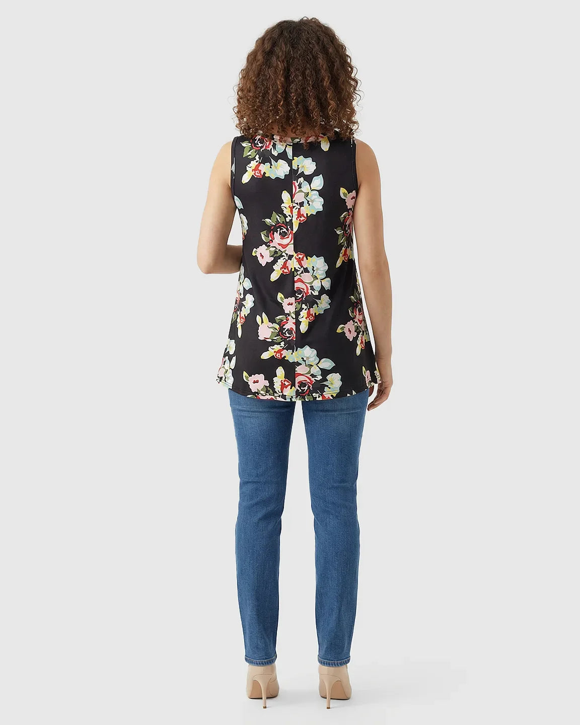 Bump Society – The Nursing Collection: Easy-Nursing Floral Maternity Top