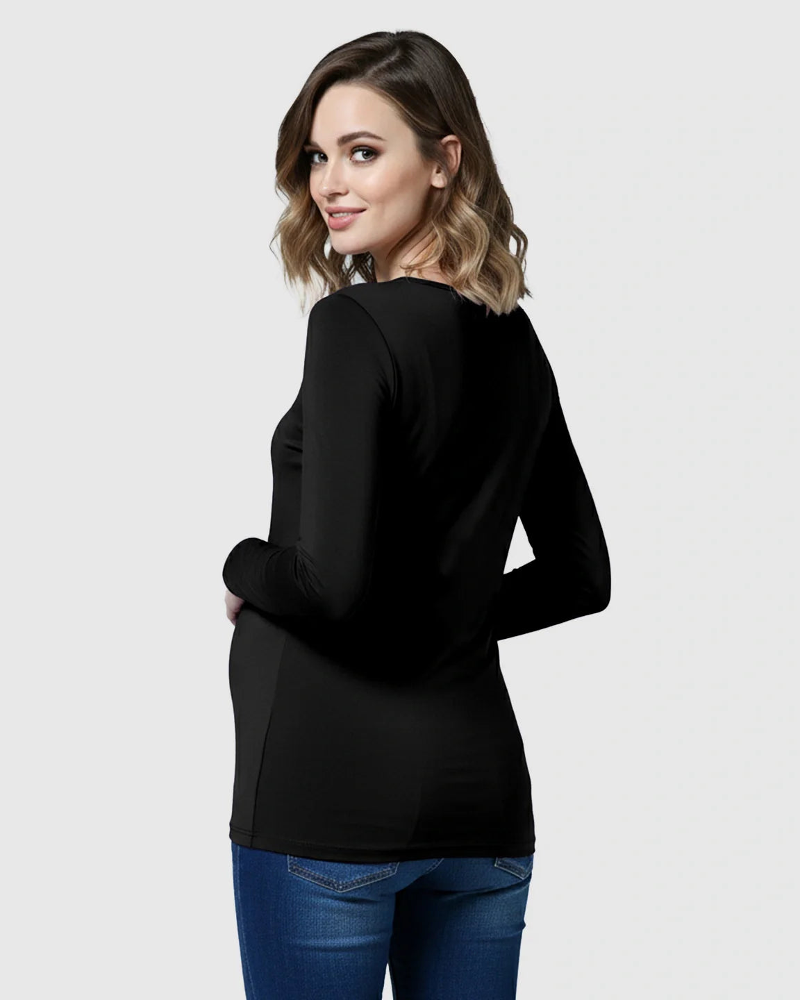 The Nursing Collection  Lift-Up Front Casual Maternity & Nursing Top