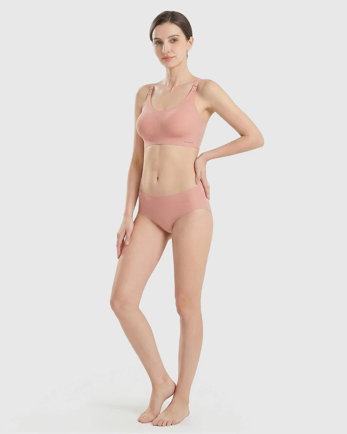 Bump Society – The Nursing Collection: Clip-Down Straps Contoured Nursing Bra